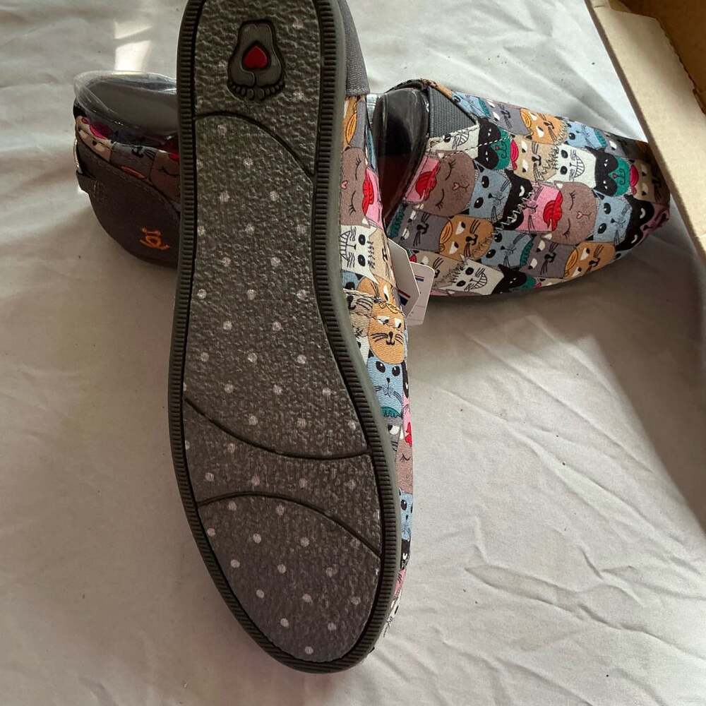 BOBS from Skechers Women's Cats Multi Slip-On Shoes Size 9 - Picture 7 of 10